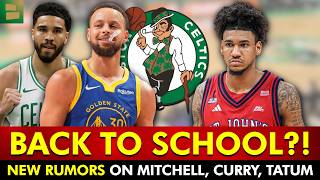 Celtics Fans Just Got A BOATLOAD Of Rumors On Steph Curry, Dillon Mitchell & Jayson Tatum