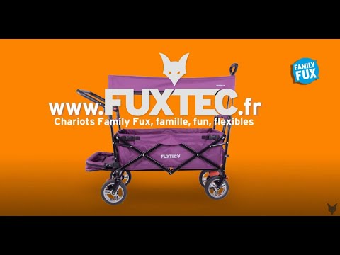 Chariot FUXTEC Family Cruiser gris l'original