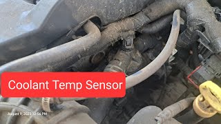 2012 DODGE AVENGER 2.4L Coolant Temperature Sensor removal