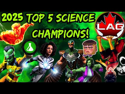 Top 5 BEST Science Champions In Marvel Contest of Champions Ranked!! Summer 2025 (7⭐ Class Rankings)