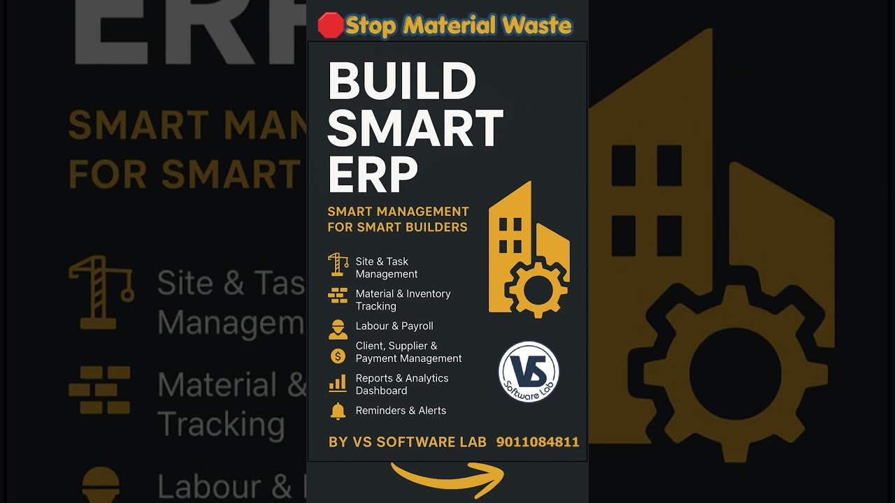 🏗️ Smart Management for Smart Builders! Manage your sites, materials, labor, and payments all in one powerful dashboard.