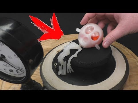 What Happens When You Put a Stress Ball Toys In A Vacuum Chamber? Video