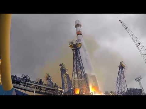 O lançamento do veículo de lançamento Soyuz 2.1a. Fonte RT em russo. #Ucrânia #Ukraine #azovstal
