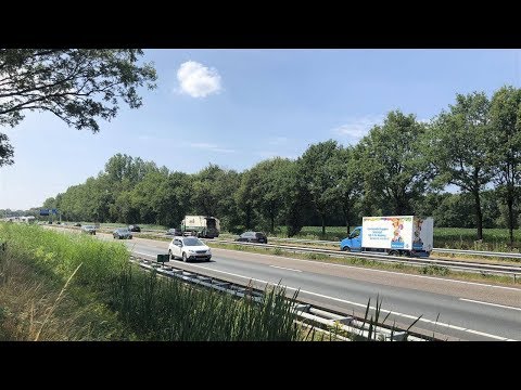 A67 bij Geldrop gaat van twee naar drie rijstroken