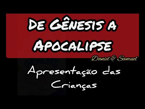 De Gênesis a Apocalipse (Ministério Infantil A.D. Matrinchã) #danielesamuel #ministerioinfantil