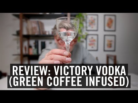 クリアコーヒーのレビュー。ビクトリー（グリーンコーヒー）ウォッカ (Clear Coffee Review: Victory (Green Coffee) Vodka)
