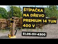 Štiepače dreva Proteco 51.06-SV-4300 PREMIUM 14t 400V
