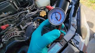 Pressure Testing Subaru For Coolant Leaks