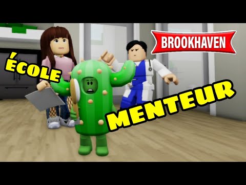 CACTUS LIES TO HIS MOM AND THE DOCTOR ABOUT SCHOOL! BROOKHAVEN RP - ROBLOX