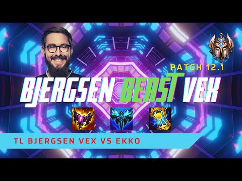 BJERGSEN IS A BEAST VEX! - TL Bjergsen Plays Vex Mid vs Ekko! | Season 2022 (Patch 12.1)