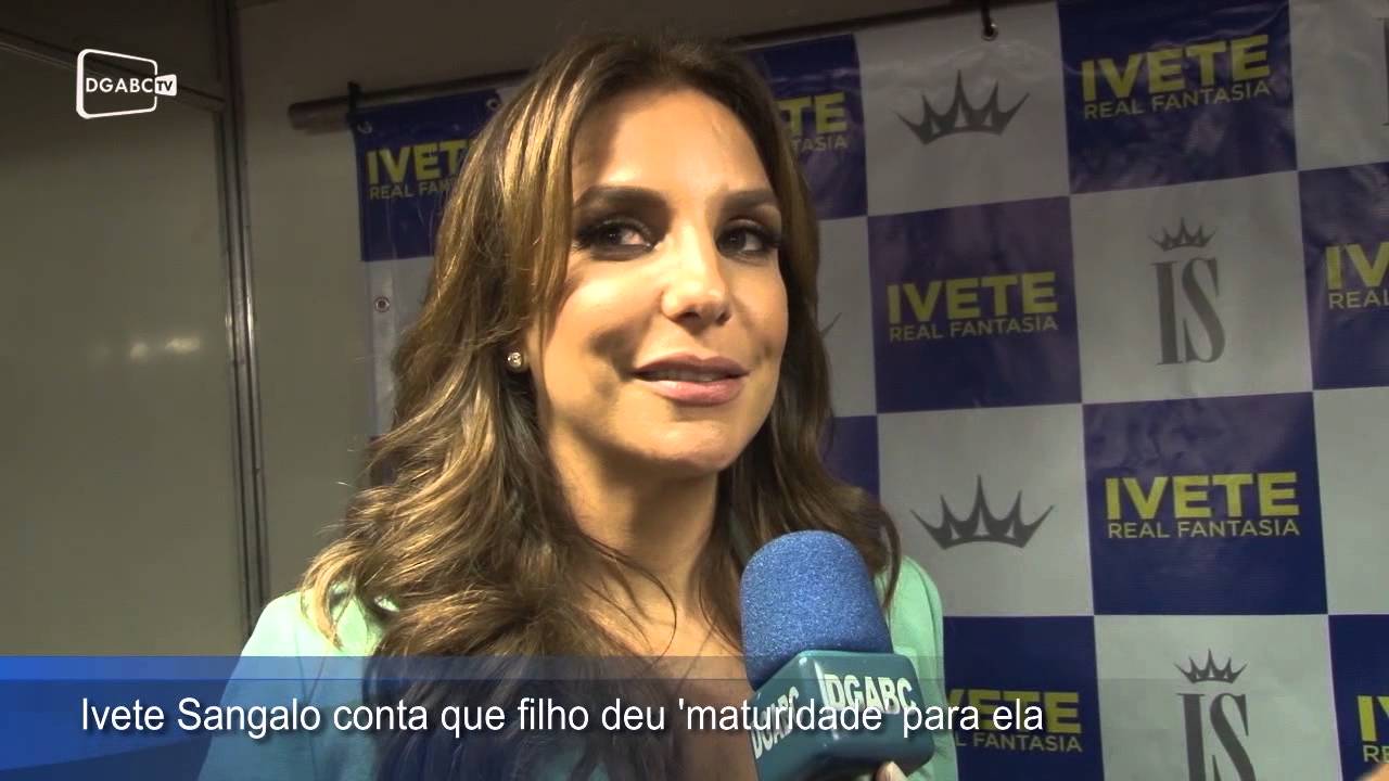 Ivete Sangalo concede entrevista para o DGABC TV na festa junina de Mauá
