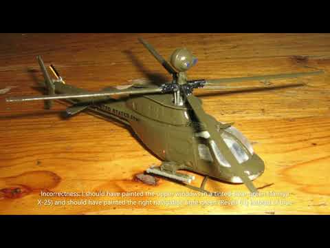 Matchbox PK-43 - Bell OH-58D Aeroscout - United States Army - 1:72