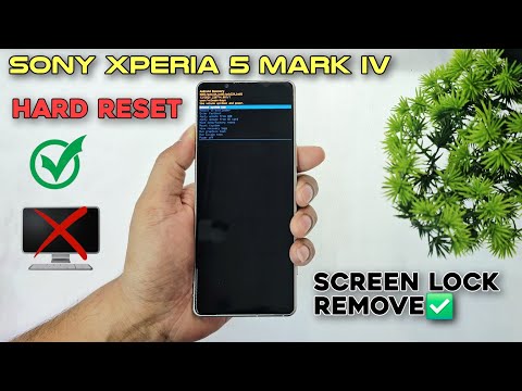 Sony Xperia 5 Mark IV Hard Reset | Screen Lock Remove done ✅