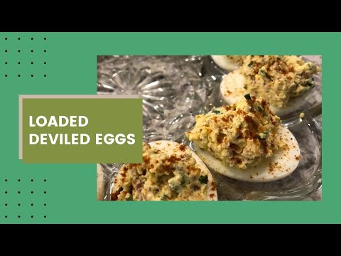 Loaded Deviled Eggs | Low Carb & Keto Recipe | Simple & Delicious Appetizer!