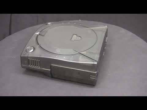 DreamCast Crystal BLACK shell turntable preview