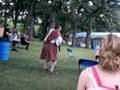 Dancing the Hang Jig on the Panart Hang. Fairy Festival