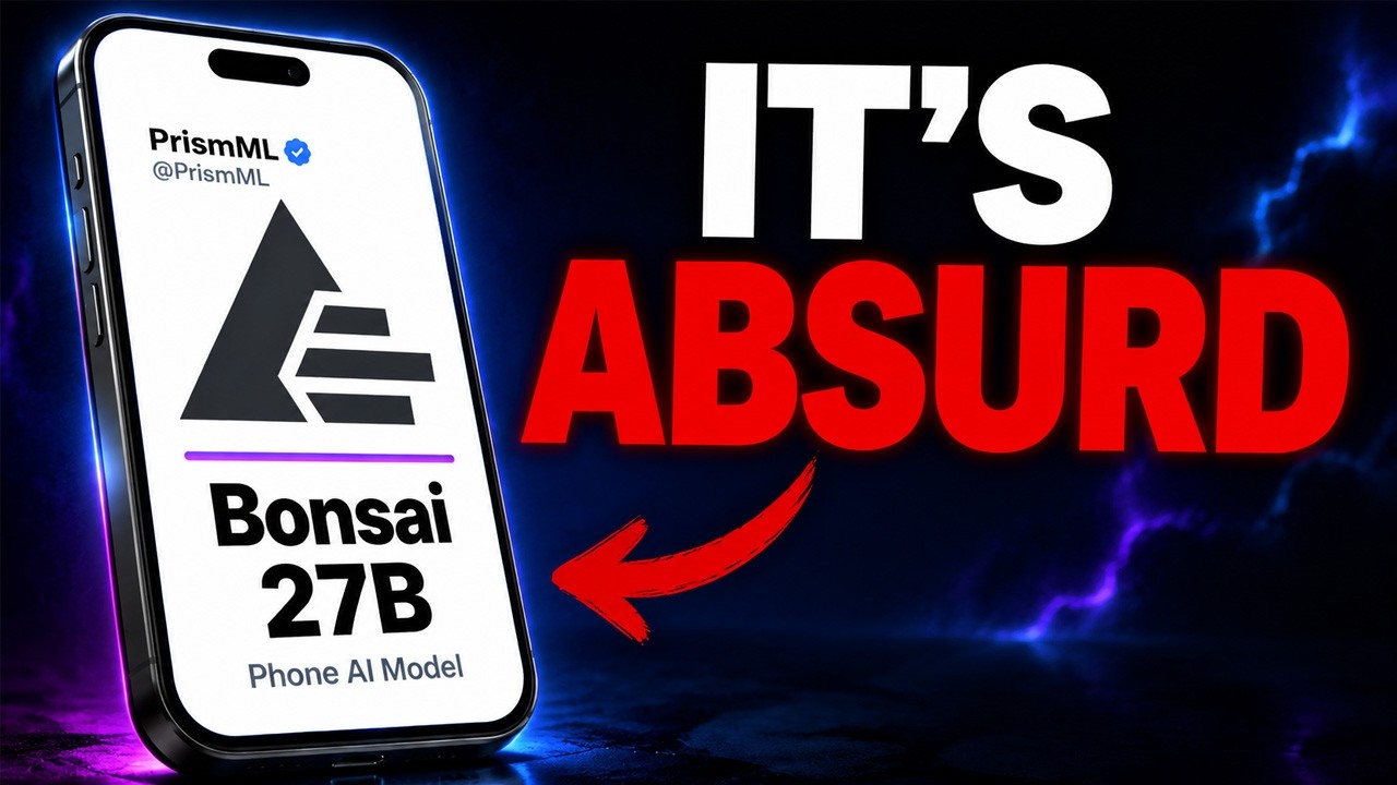 PrismML Just Launched A 27B Phone AI Model