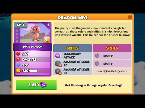 I have started breeding Pixie dragons | Dragon Mania Legend