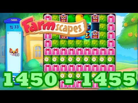 Farmscapes Level 1450 - 1455 HD Gameplay Walkthrough | 3 - match | android 1451 | 1452 | 1453 | 1454