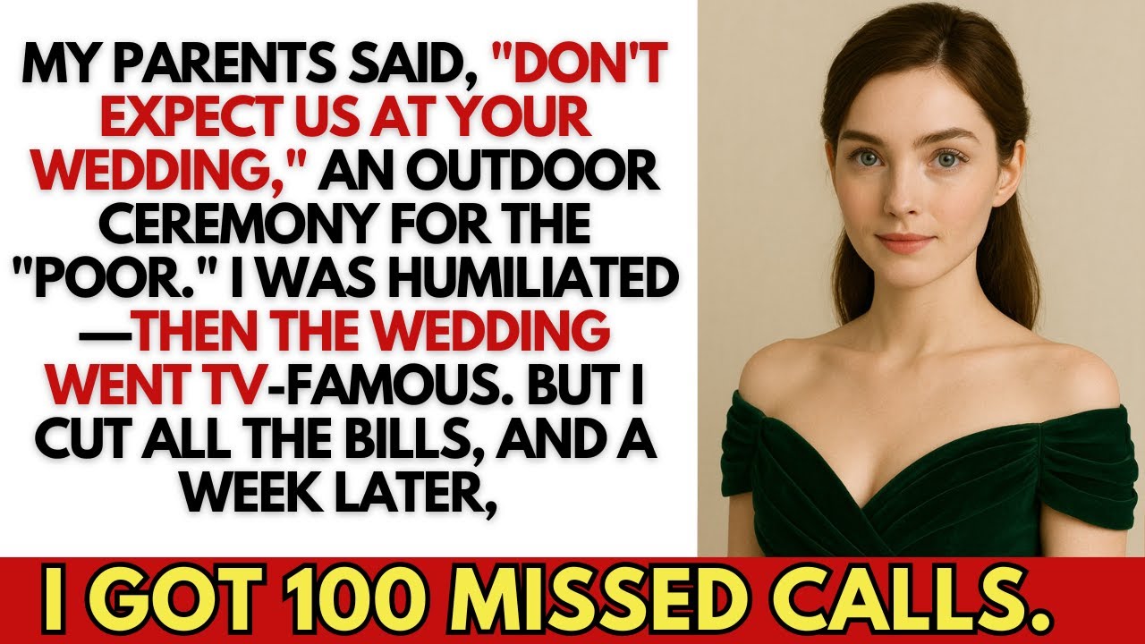 My Parents Called My Backyard Wedding "For Poor People" and Refused to Come—Until They Saw It on TV