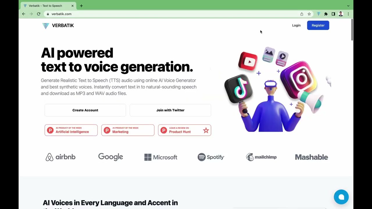 Verbatik Text to Speech - How to use Browser Extension to Create Speech from any Article on Internet