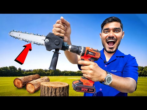 10 Amzing Desi Jugaad Tools- Cutting Wood From Drill | ड्रिल से लकड़ी काटने का जुगाड़