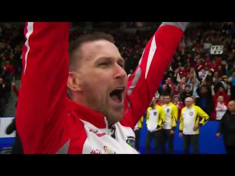 2017 World Mens Curling Championship  - Canada (Gushue) vs. Sweden (Edin) - GoldMedal