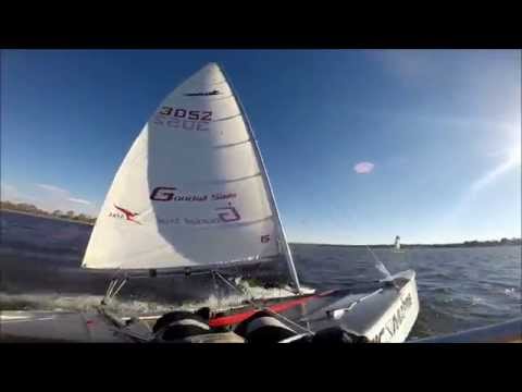 Paper Tiger Catamaran Sailing