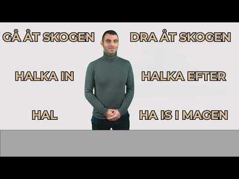 Vad betyder uttrycken? (gå åt skogen, dra åt skogen, halka in, halka efter, vara hal, ha is i magen)