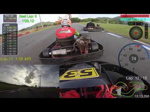 COPA BOTEQUIM GP KART 2020 - ETAPA #1 - #B100 - BATERIA #1 - BETO CARRERO - PENHA/SC - (23/02/20) V2