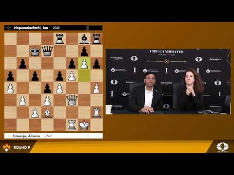 Vishy Anand and Irina Krush take us through the most exciting moments of round 9 |  FIDE Candidates