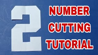 Number cutting tutorial (2) #tutorial