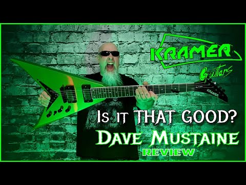 KRAMER DAVE MUSTAINE V - REVIEW & DEMO #davemustaine