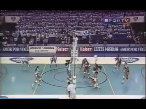 Superliga de Volei Feminino 96/97 - Leites Nestlé x Mizuno Uniban - 2º jogo das finais