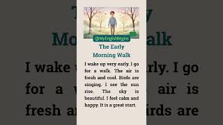 The Early Morning Walk 🌅 (Easy Shadowing) #learnenglish #speakenglish #shadowing