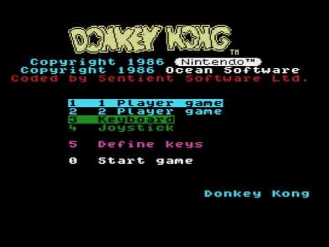 Donkey Kong (1986, MSX, Nintendo)