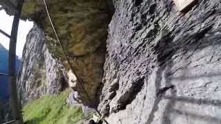 preview picture of video 'Kandersteg Klettersteig 2014'