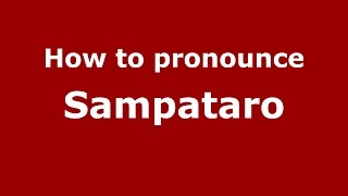 How to pronounce Sampataro