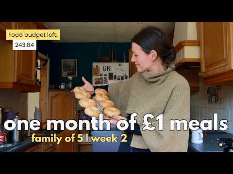 Everything we ate + spent in a MONTH on £500 ($670) | Week 2: Using waste food! 🍎💸