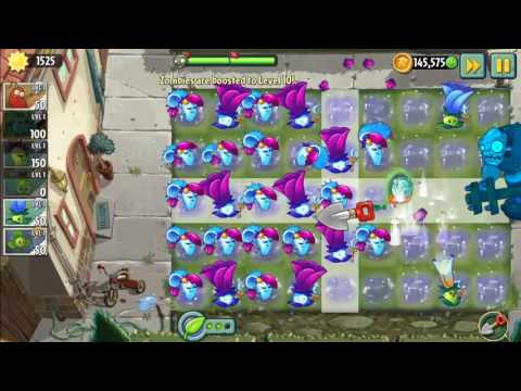 Plants vs Zombies 2 : Epic Quest Boosted Zombies Bash! level 10