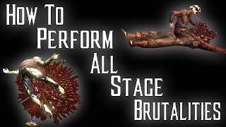 Kombat Tips - How to perform all Stage Brutalities