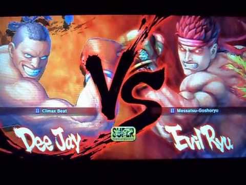 SSF4 AE: pikotan525 (Dee Jay) vs turbo0902 (Evil Ryu)