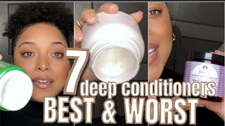 RANKING 7 DEEP CONDITIONERS for FINE THIN DRY HAIR // best & worst / MelissaQ