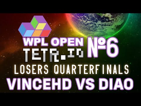 VinceHD Vs. Diao - WPL Tetr.io Open #6 Loser's Quarterfinals