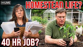 Live Stream Balancing a 40-Hour Job with a Working Homestead