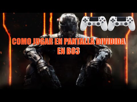 TUTORIAL ON HOW TO PLAY WITH 2 CONTROLLERS/SPLIT SCREEN IN BLACK OPS 3 (2020) | PS4