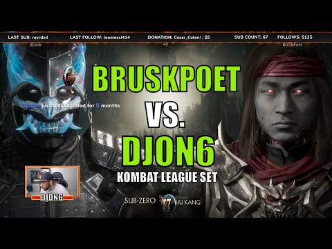 BRUSKPOET (skarlet, Liukang)  VS DJON6 (Sub-Zero) - Kombat League Set - Mortal Kombat 11: Ultimate