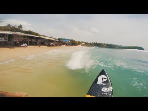 BALI SHOREBREAK SURF!! [VLOG-018]