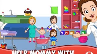 My Town : Hospital Part 1 - iPad app demo for kids - Ellie