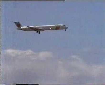 Scanair MD-80 at Faro, Portugal.